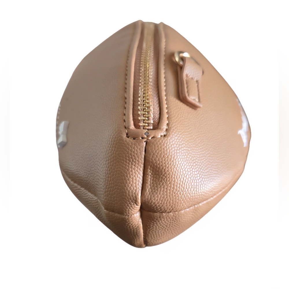 Betsey Johnson Tan and Pink Football Crossbody Bag - Picture 5 of 10